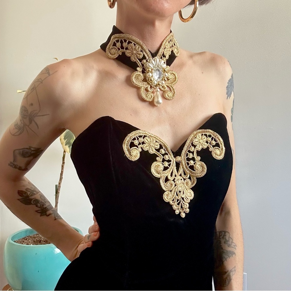 Gorgeous Deadstock Choker Dress - Picture 4 of 9